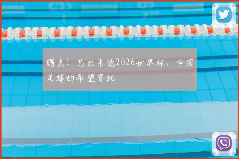 曙光！巴尔韦德2026世界杯，中国足球的希望寄托