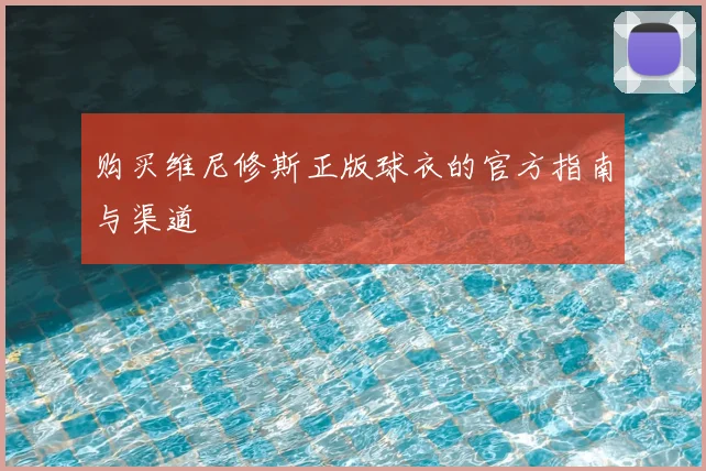 购买维尼修斯正版球衣的官方指南与渠道
